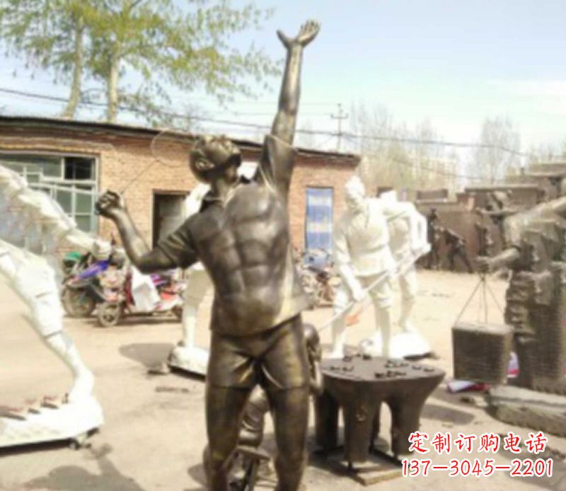 宁波羽毛球雕塑传承运动精神