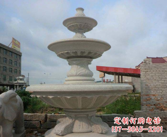 宁波喷泉雕塑灵动精致的大理石美