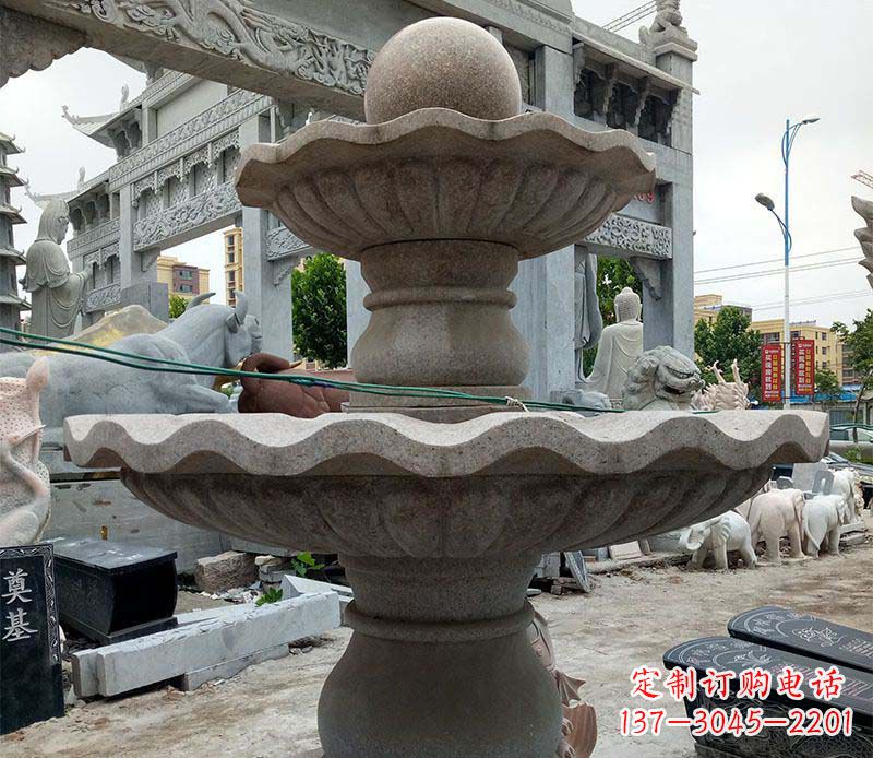 宁波大理石多层喷泉石雕