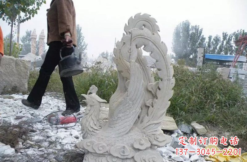 宁波凤凰雕塑传承瑰丽的古老文化