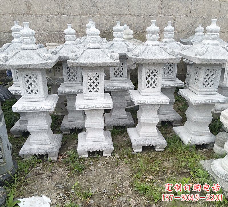 宁波精美大理石石灯雕塑