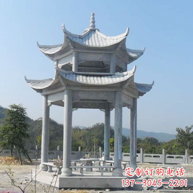 宁波高雅大理石凉亭雕塑