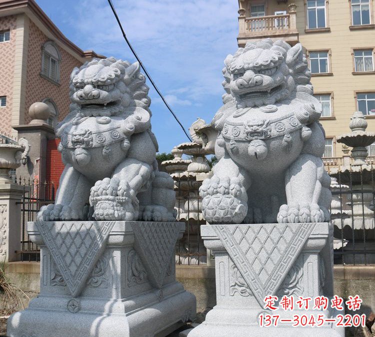 宁波大理石狮子雕塑，助您拥有完美的家居装饰