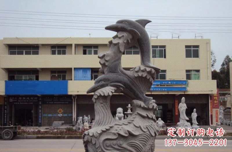 宁波大理石海豚雕塑