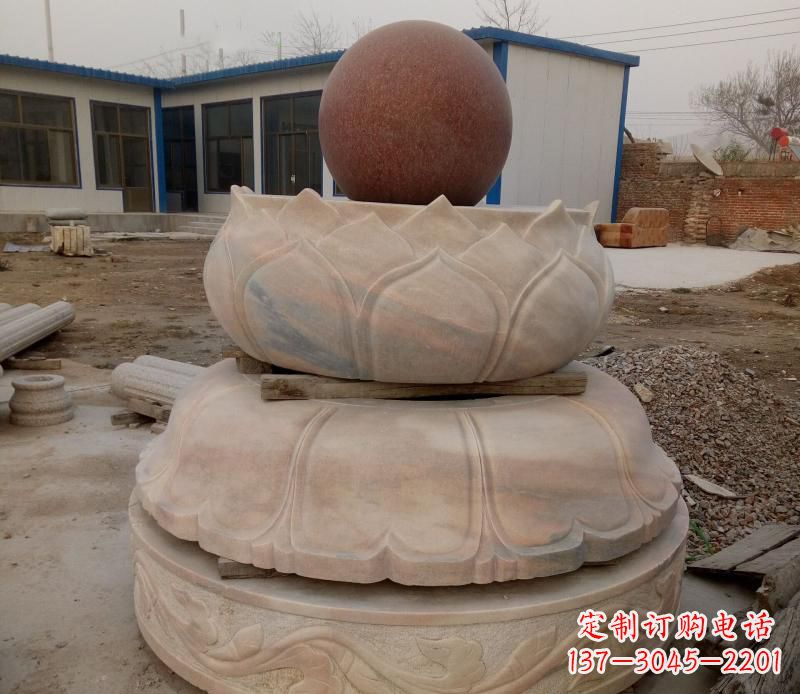 宁波大理石风水球雕塑