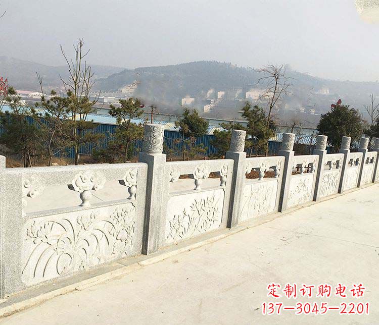 宁波大理石护城河栏板石雕