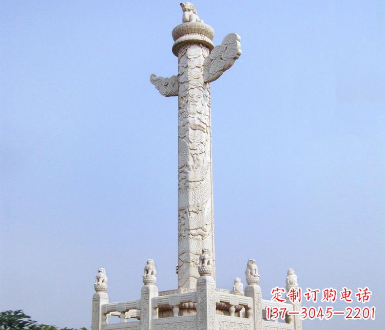宁波大理石华表雕塑