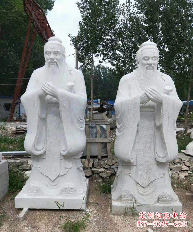宁波高雅大理石孔子雕塑