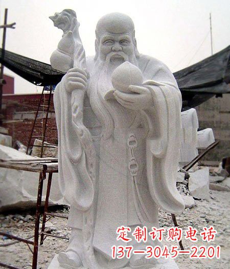 宁波大理石寿星雕塑