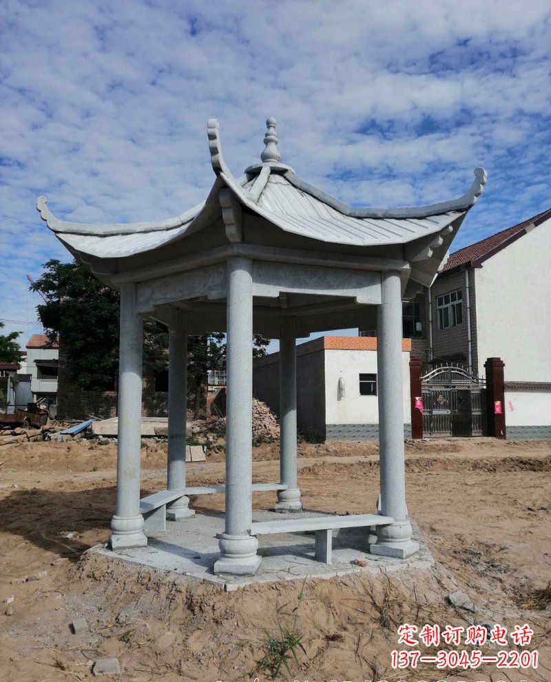 宁波典雅大理石凉亭雕塑
