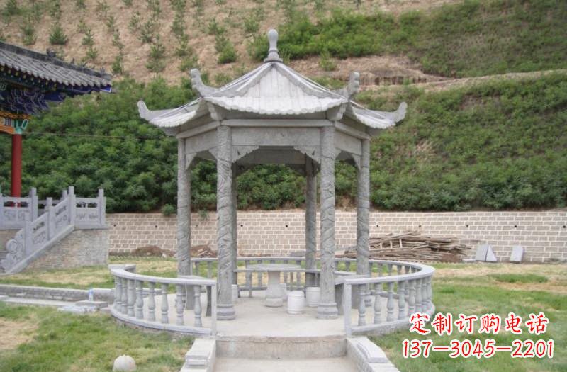 宁波精美大理石凉亭雕塑