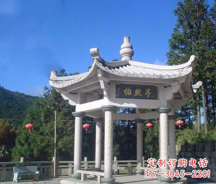 宁波精美大理石凉亭雕塑