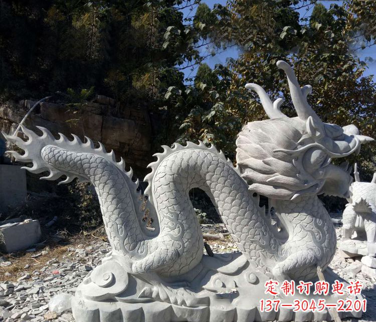 宁波大理石龙雕塑
