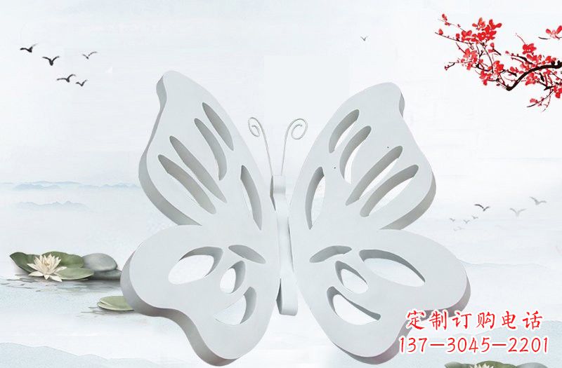 宁波高级大理石镂空蝴蝶雕塑