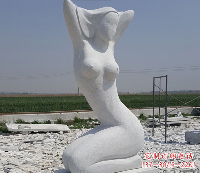 宁波大理石落照美女石雕