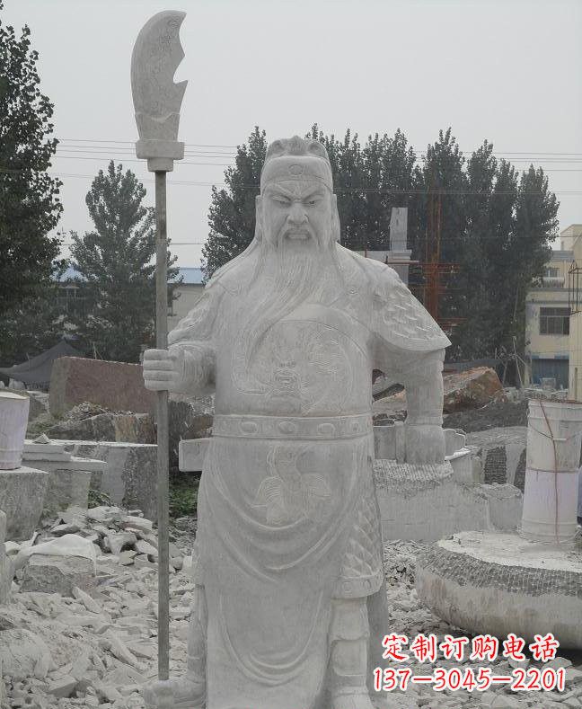 宁波大理石关公雕塑