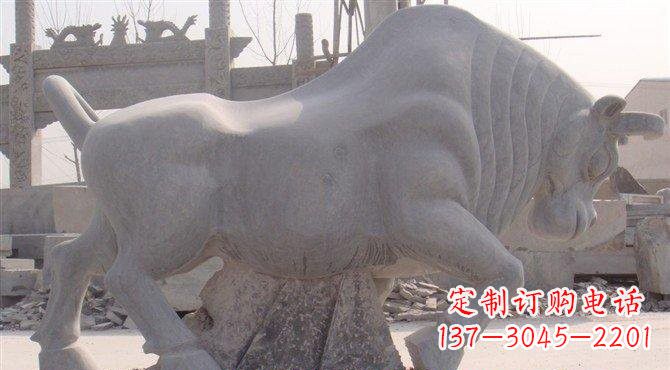 宁波大理石牛雕塑——让你家里充满独特艺术气息