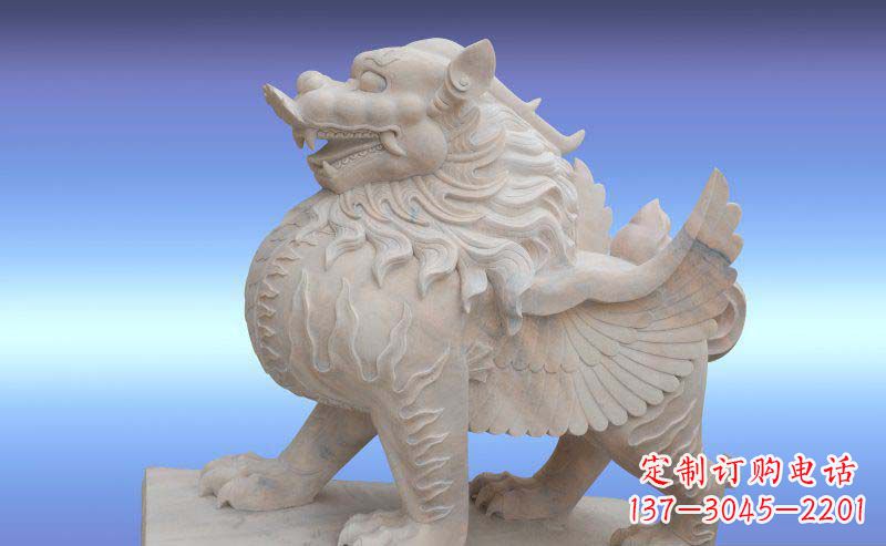 宁波大理石貔貅神兽石雕