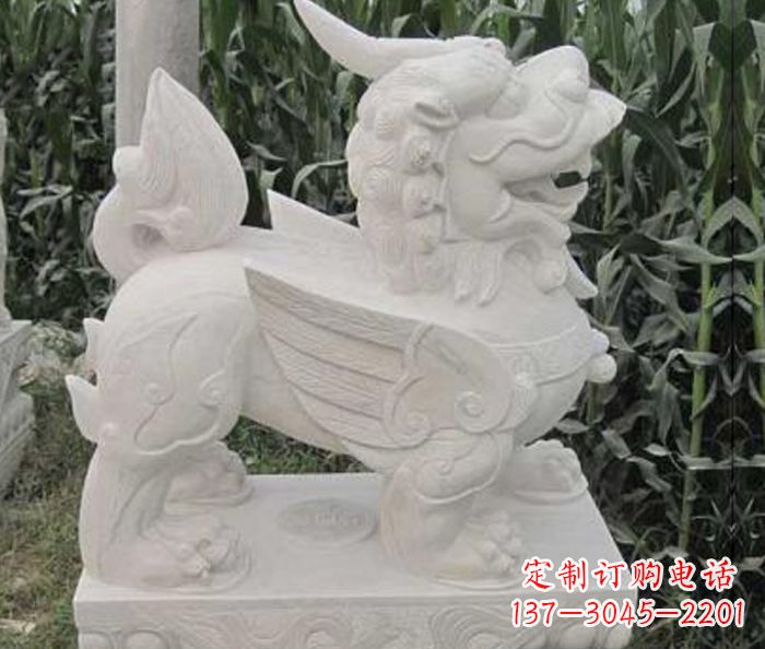宁波古典貔貅石雕,精美手工雕刻艺术