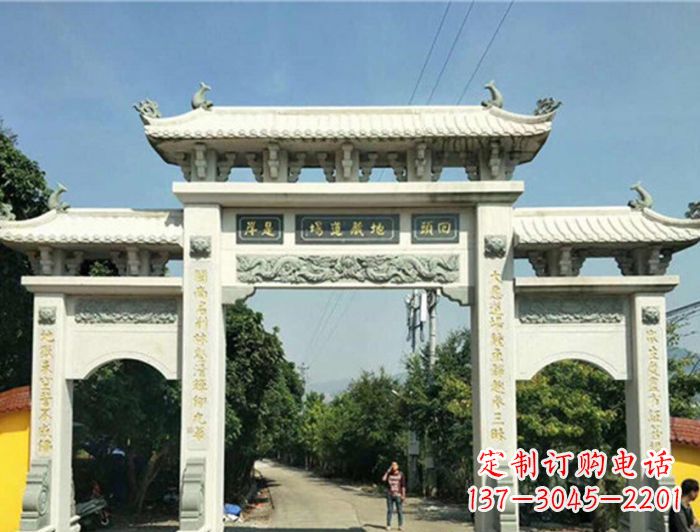 宁波大理石牌坊雕塑