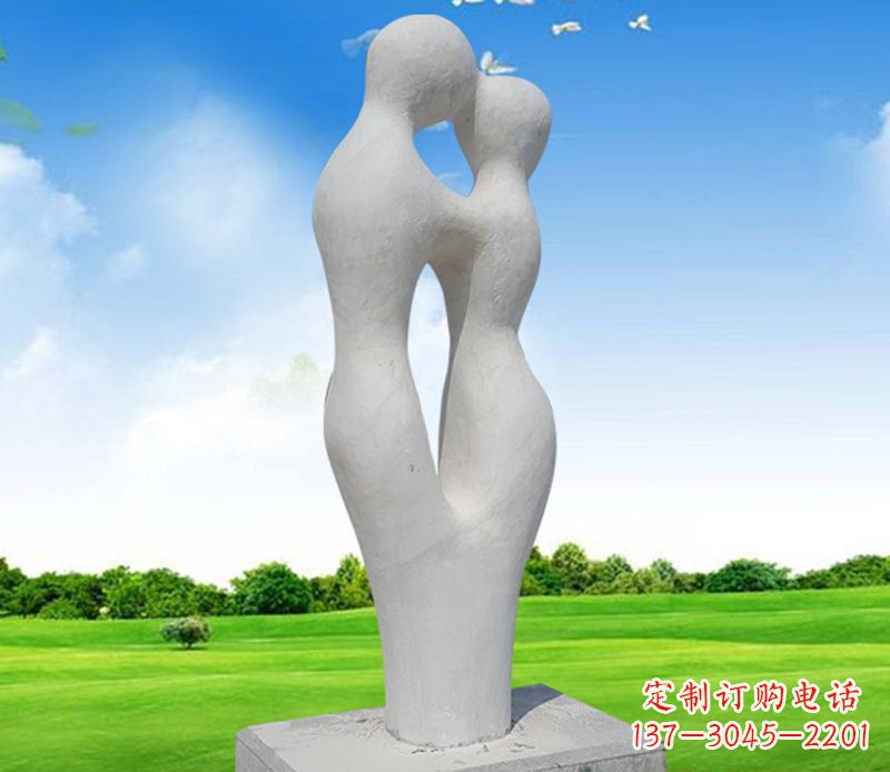 宁波情侣石雕,永恒的爱恋