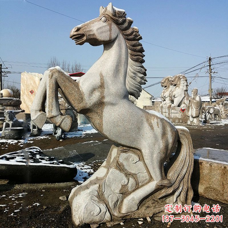 宁波大理石生肖马雕塑