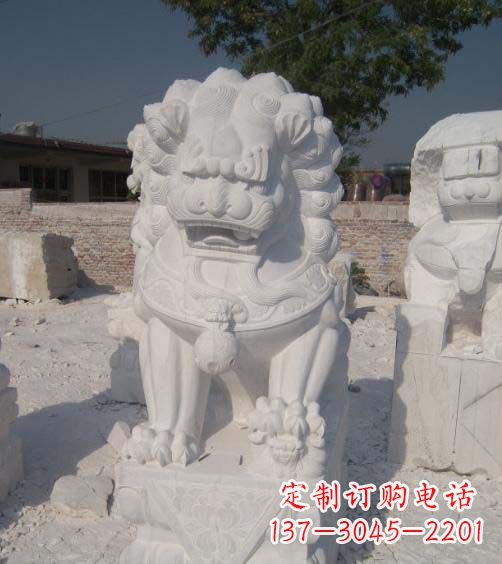 宁波精美大理石狮子雕塑