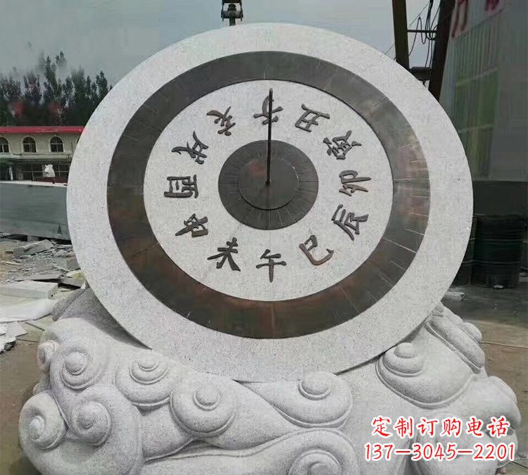 宁波精美大理石十二时辰日晷雕塑