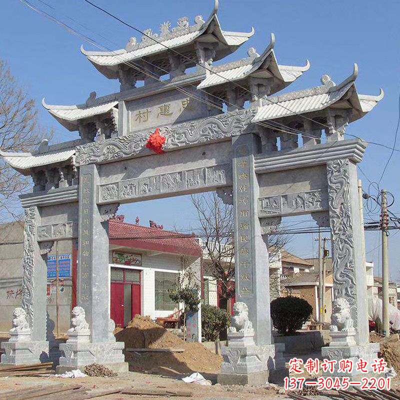宁波大理石牌坊石雕艺术