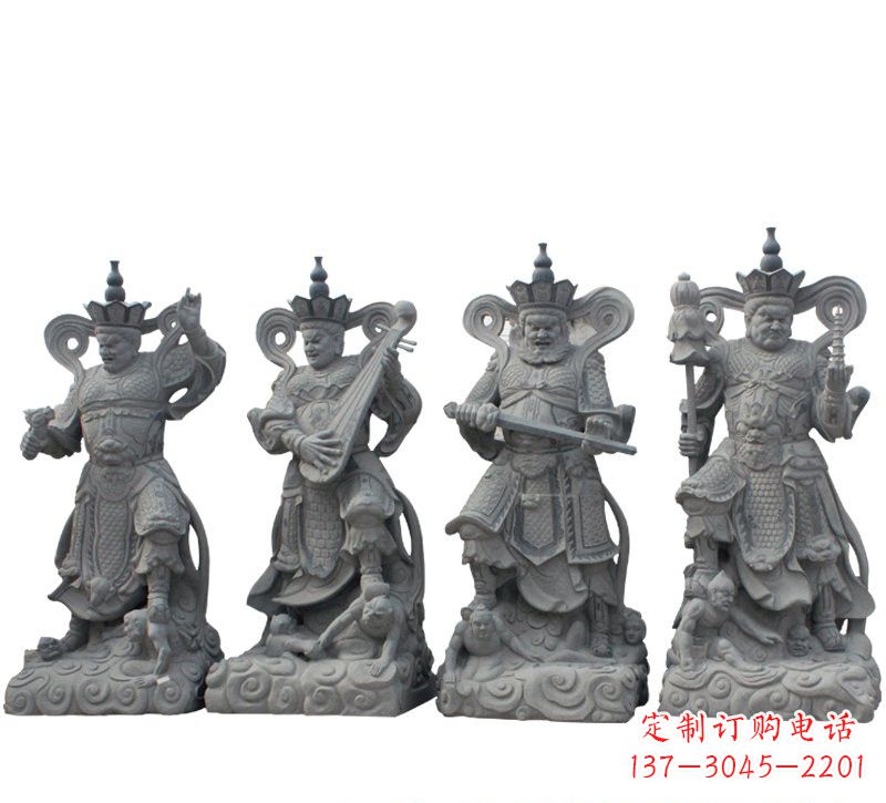 宁波四大天王大理石雕塑