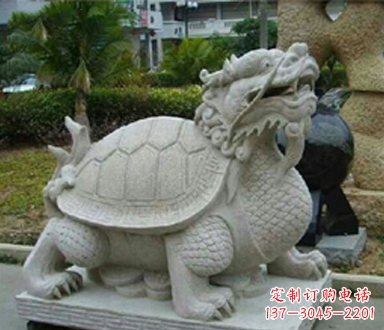宁波大理石铜钱龙雕塑