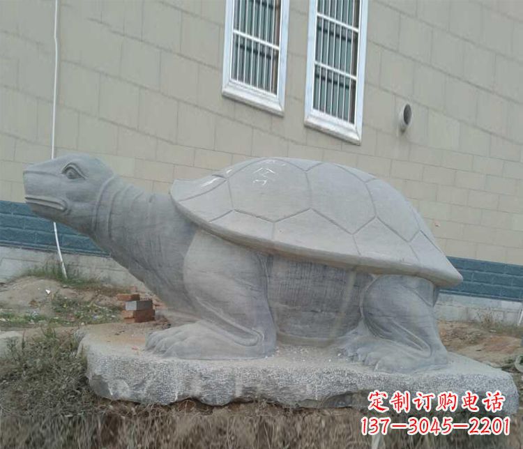 宁波大理石乌龟石雕精美的古典风格装饰