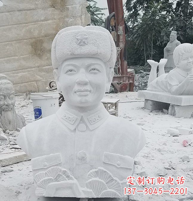 宁波大理石校园雷锋头像