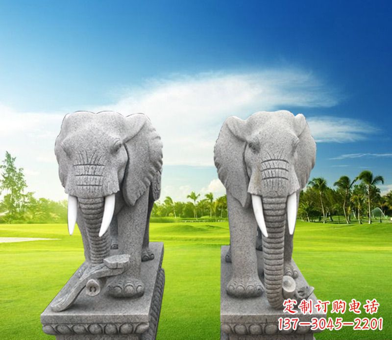 宁波精美大象雕塑,招财进宝
