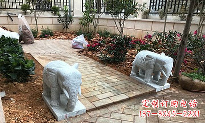 宁波大理石小象石雕,让你的大好家园更加美丽