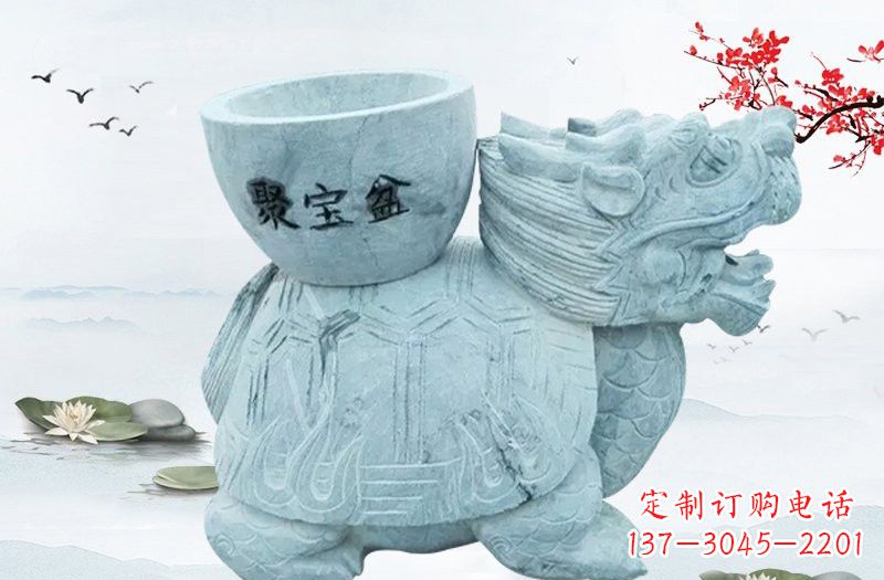 宁波大理石招财龙雕塑