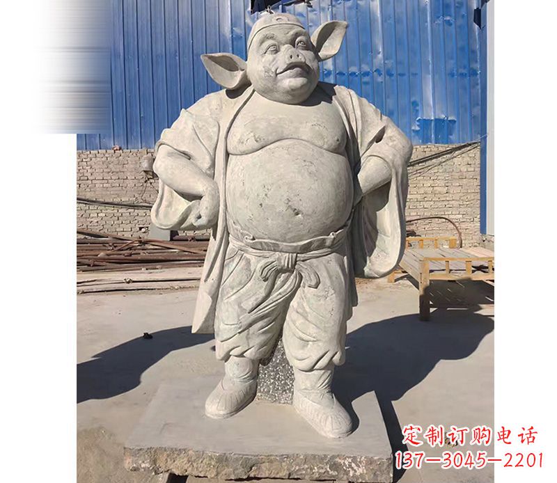 宁波大理石猪八戒雕塑