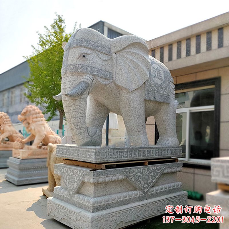 宁波新颖雄伟的大象雕塑