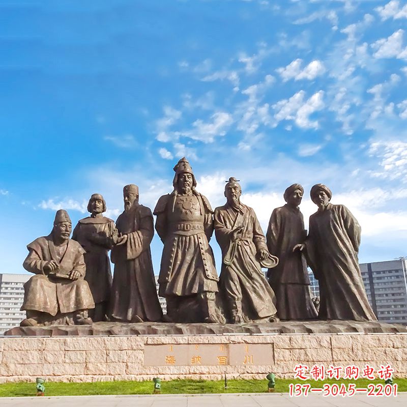 宁波成吉思汗雕塑,赞颂大蒙古国建国者
