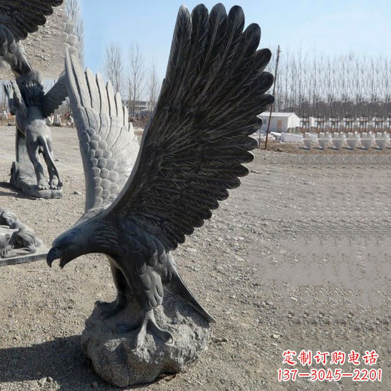 宁波大鹏展翅老鹰石雕