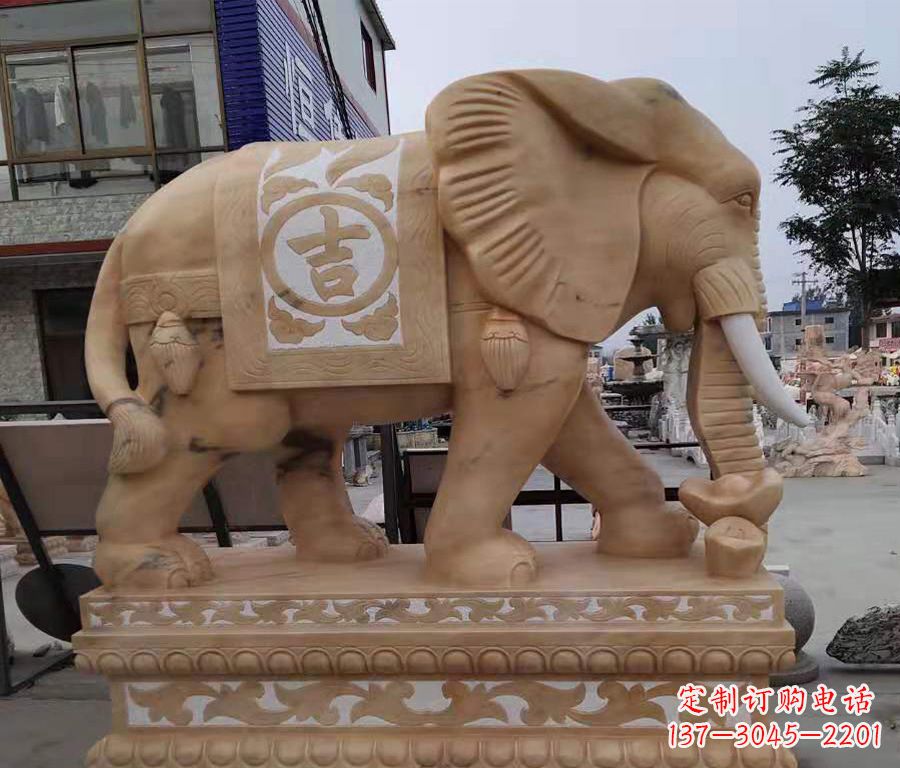 宁波大象镂空石雕