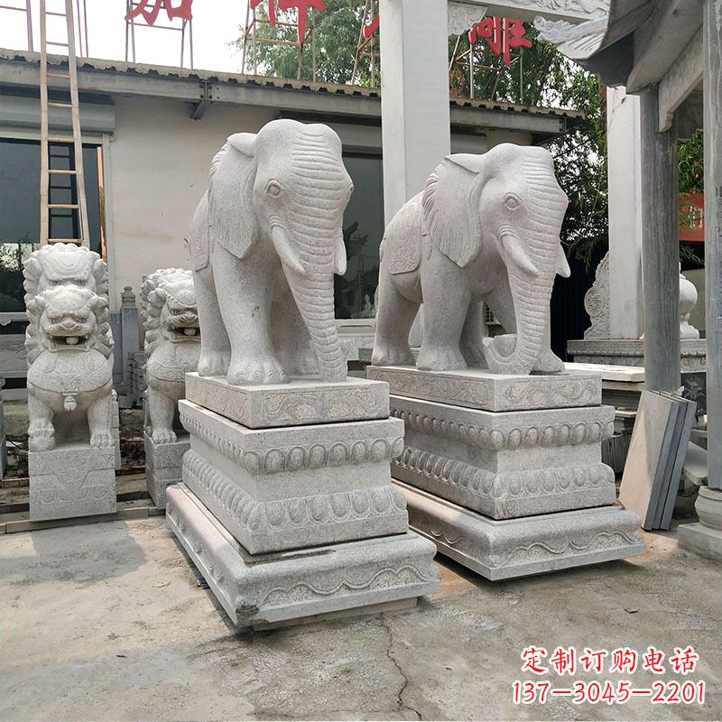 宁波大象石材喷水雕塑