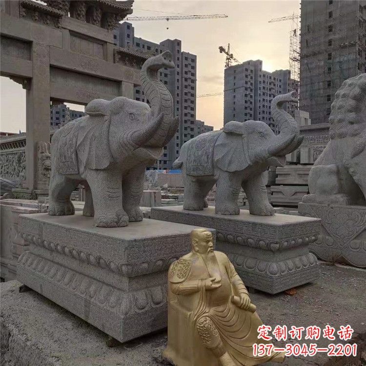 宁波大象石雕吸水