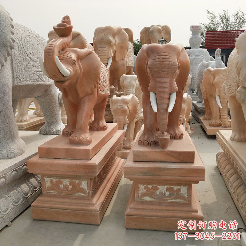 宁波山石大象雕塑