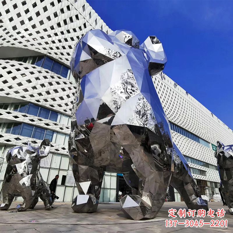 宁波优雅可爱的面部狗雕塑