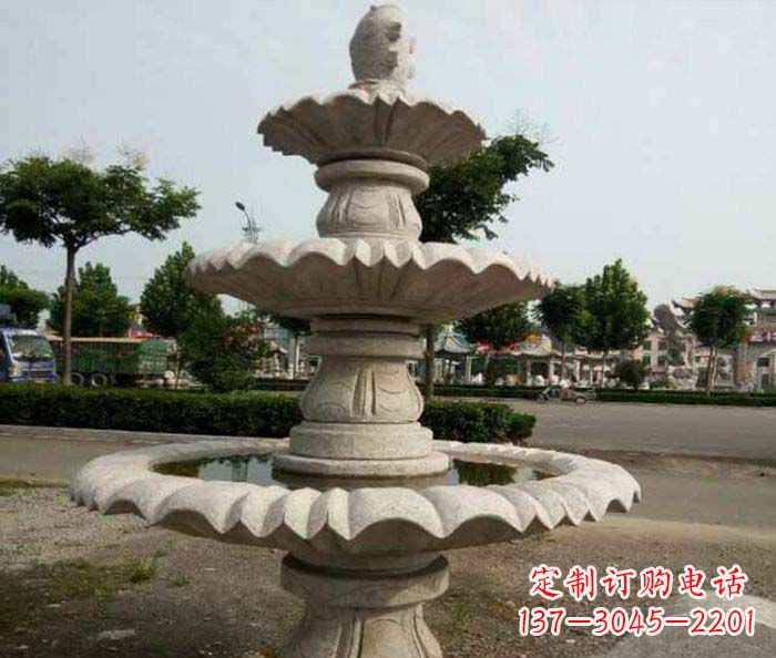 宁波大型多层喷泉石雕