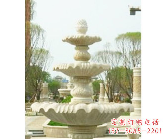 宁波大型多层喷泉石雕 (3)