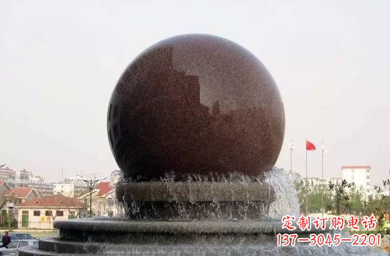 宁波大型风水球喷泉石雕