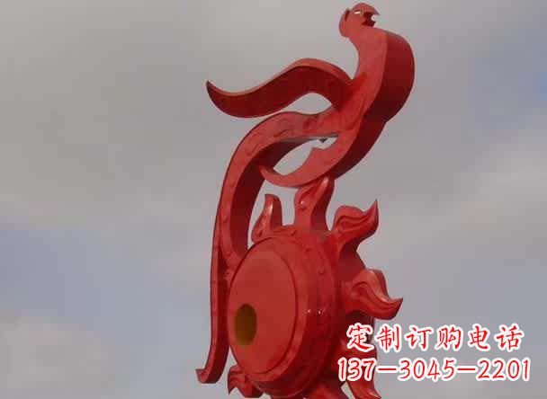 宁波精美凤凰不锈钢雕塑