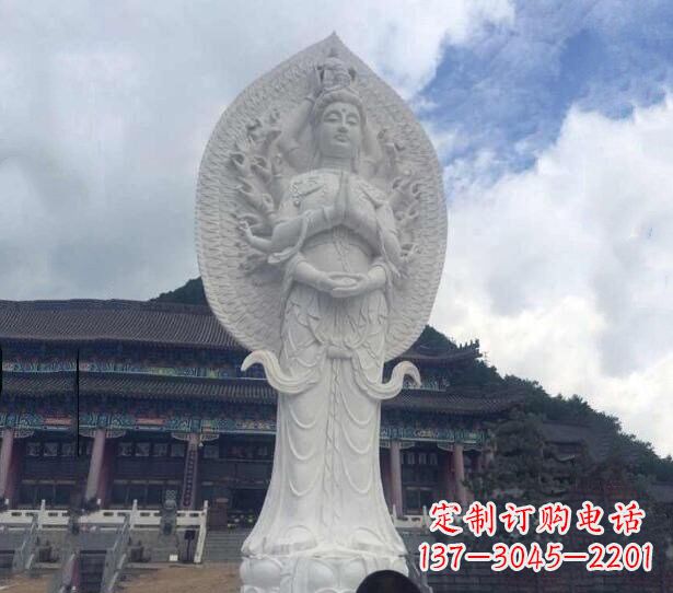 宁波精美汉白玉观音雕塑